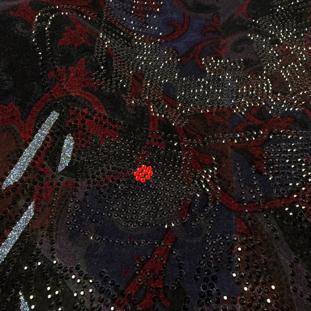 Robert Graham Rare Baron Samedi Voodoo Paisley Rhinestone Men's Blazer 44R (42R) - Picture 14 of 14